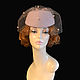 Hat with veil Amazon dusty rose. Hats1. Novozhilova Hats. My Livemaster. Фото №5