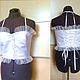 Corsage Cnarm 40,42,44,46,48,50 white. Corsets. ERIO SHOP. Online shopping on My Livemaster.  Фото №2
