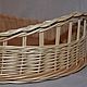 Bandeja ovalada, mimbre de sauce. Trays. Elena Shitova - basket weaving. Ярмарка Мастеров.  Фото №4