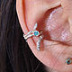 Кафф из тонких веточек с камнем 2. Каффы. Ringlin's shop. Ярмарка Мастеров.  Фото №6