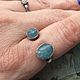 Заказать Кольцо серебряное с природным аквамарином. WOW. Ярмарка Мастеров. . Кольца Фото №3