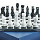 Chess made of stone 'Carthage' marble 30. Chess. H-Present more, than a gift!. Online shopping on My Livemaster.  Фото №2