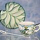 Order Porcelain tea pair 'Frog Princess'. KASTdecor. Livemaster. . Single Tea Sets Фото №3