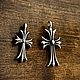 Серебряный крест “Fleur d'lys”. Крестик. BONES & SOUL (BaevSergey). Ярмарка Мастеров.  Фото №6