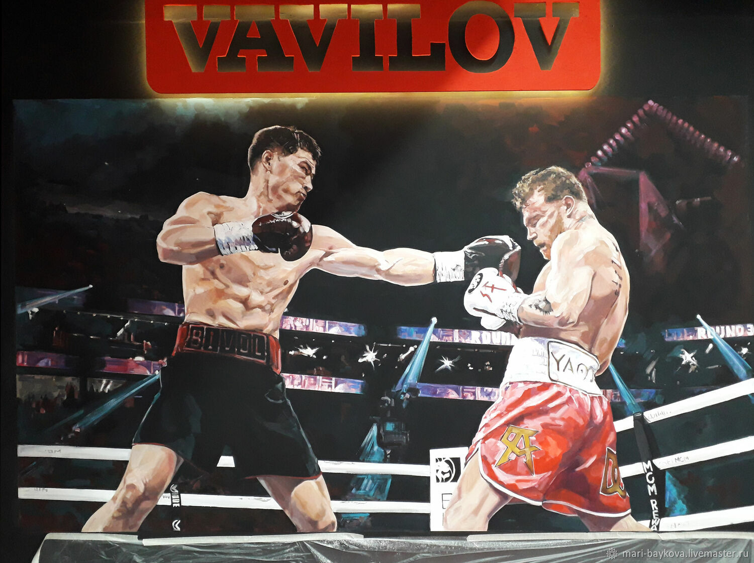 Роспись стен. Боксерский клуб в интернет-магазине Ярмарка Мастеров по ...