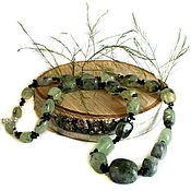Работы для детей, handmade. Livemaster - original item Natural stone beads for energy protection Forest fairy. Handmade.