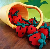 Активный отдых и развлечения handmade. Livemaster - original item Bucket with 12 berries props. The club animators.. Handmade.