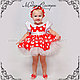 Baby dress polka dot Art.188, Childrens Dress, Nizhny Novgorod,  Фото №1