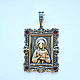 St Matrona's icon made of 925 sterling silver (I2). Wearable icon. anna-epifanova. Online shopping on My Livemaster.  Фото №2