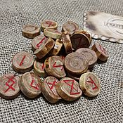 Фен-шуй и эзотерика handmade. Livemaster - original item Runes made of wood.. Handmade.
