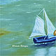 Oil painting ' The first sailboat'. Pictures. yuliabogun. My Livemaster. Фото №6
