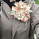 Megan's leather and silk rose. Flowers. irina-popilova. My Livemaster. Фото №5