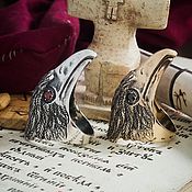 Украшения handmade. Livemaster - original item The Ring Of Odin`s Raven`s. The Raven Hugin Munin. Viking ring bronze silver. Handmade.