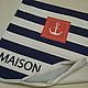 Anchor cushion 'mAison Marine' Sailor's House 45h45cm. Pillow. MaisonMarine. My Livemaster. Фото №4