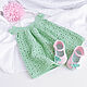 Order Booties for girls are knitted, pink. 3-6 months. babyshop. Livemaster. . Gift for newborn Фото №3