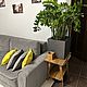 Журнальный стол из массива дуба, консоль, скамья. Консоли. Lagom Home Wood. Ярмарка Мастеров.  Фото №6