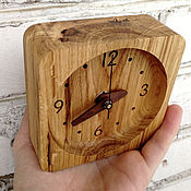 Clock made of wood 