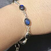 Украшения handmade. Livemaster - original item Bracelet with blue Labradors. Handmade.