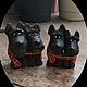 Scotch Terriers. Ceramics. Figurines of dogs. Miniature figurines. smile in clay. My Livemaster. Фото №6