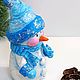 Ёлочная игрушка "Снеговик" из ваты. Елочные игрушки. Рита Соловьева (Волшебная лавка) (rita-soloveva). Ярмарка Мастеров.  Фото №6