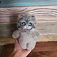 Cheshire fur cat. Stuffed Toys. ToysMari (handmademari). Интернет-магазин Ярмарка Мастеров.  Фото №2