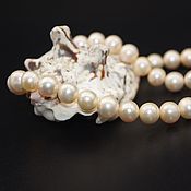 Материалы для творчества handmade. Livemaster - original item Natural Pearl Light Gold Beads Class AAA 9 mm. Handmade.