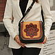 Leather women's author's bag Hindustan, Classic Bag, St. Petersburg,  Фото №1