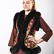Vest of Fox Slavonic patterns, Vests, Moscow,  Фото №1