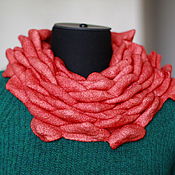 Материалы для творчества handmade. Livemaster - original item 3D scarf, video-tutorial. Handmade.