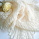 Wedding accessory, wedding shawl, white shawl, ivory shawl, knitted shawl, knit bridal shawl, white shawl, winter wedding shawl, mohair scarf