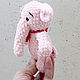 Elephant Knitted plush toy Pink Amigurumi Marshmallow. Amigurumi dolls and toys. Amigurushka. My Livemaster. Фото №5