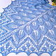 Chal calado de punto por los rayos nomeolvides. Shawls. Lace Shawl by Olga. My Livemaster. Фото №5