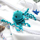 Order Blue Jellyfishes. Soleatoys. Livemaster. . Stuffed Toys Фото №3