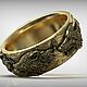 Обручальное кольцо из золота 585 Дикая Природа j-0.045. Кольца. FANTASY JEWELS. Интернет-магазин Ярмарка Мастеров.  Фото №2
