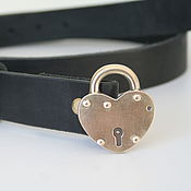 Аксессуары handmade. Livemaster - original item Heart-WOMEN`s BELT - with original buckle. Handmade.