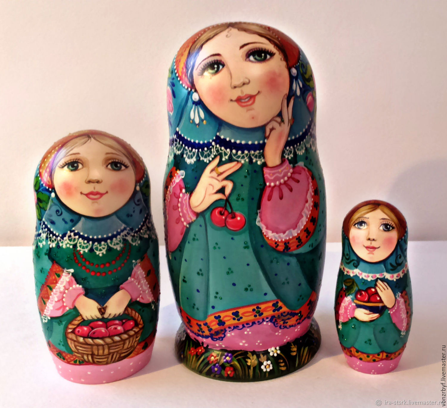 Matryoshka with the cherry, Dolls1, Vitebsk,  Фото №1