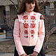 Pink Cotton Bomber Jacket, Spring Warm Peony Jacket. Bombers. Lara (EnigmaStyle). Online shopping on My Livemaster.  Фото №2