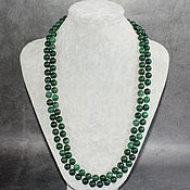 Работы для детей, handmade. Livemaster - original item Natural Green Aventurine Long Beads. Handmade.