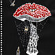  Fly Agaric Smile. graphics. Original, Pictures, St. Petersburg,  Фото №1