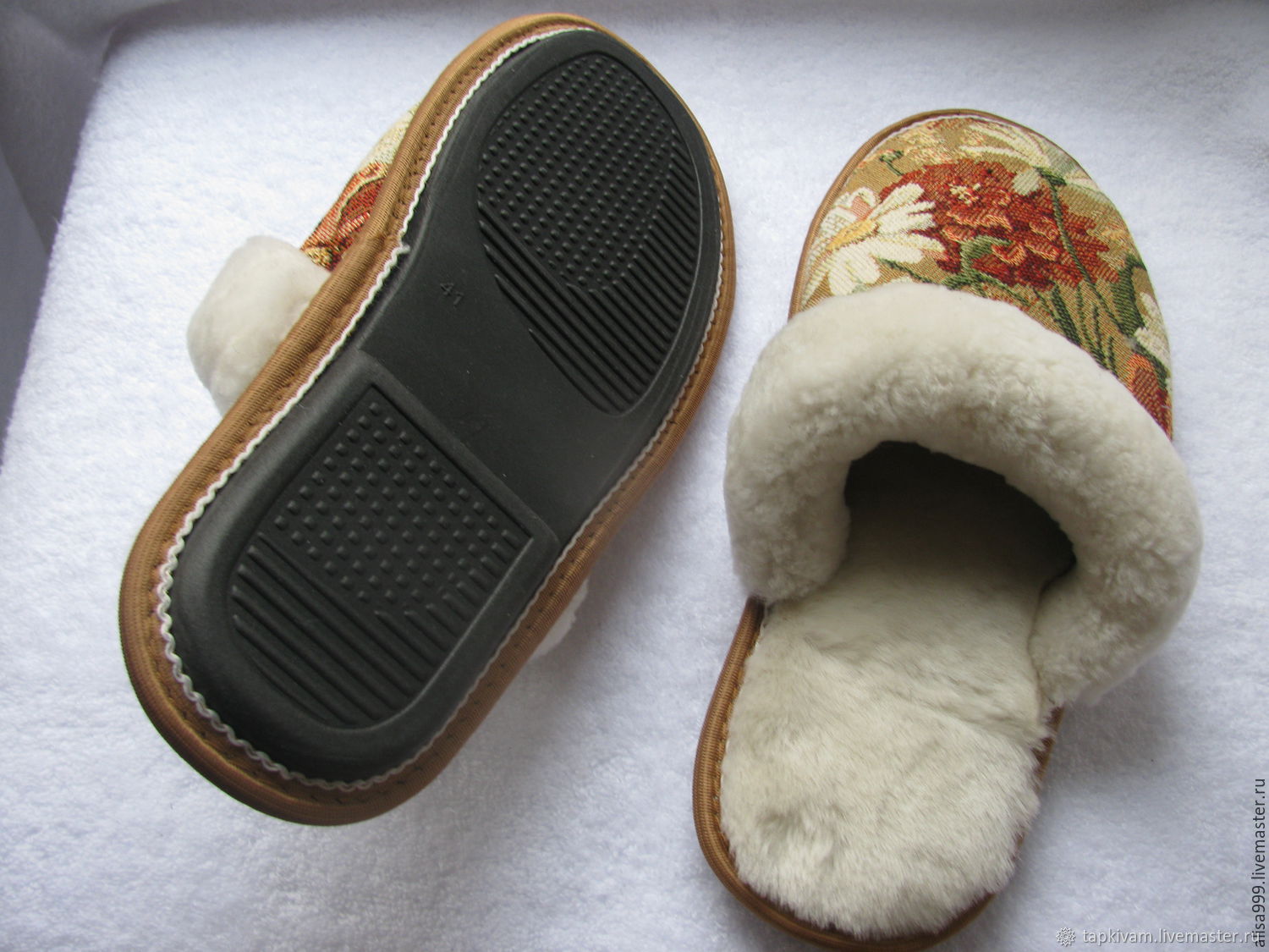 Обувь домашняя мужская р-р41-46 2м-fur-Eva