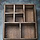 Order Napkin holder with compartments for kitchen items dark. Foxwoodrus. Livemaster. . Napkin holders Фото №3