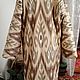 Quilted ikat kaftan. Uzbek chapan. boho coat. SCH030. Coats. businka34. Online shopping on My Livemaster.  Фото №2