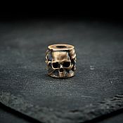 Украшения handmade. Livemaster - original item A bead for a necklace with skulls / many-faced. Handmade.