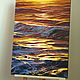 Order Painting 'Sea waves at sunset' oil on canvas 60h80. vestnikova. Livemaster. . Pictures Фото №3