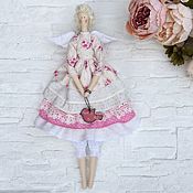 Интерьерная текстильная кукла в стиле Тильда