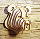 Animals 3D puzzle (bear). Interior masks. Magic-beam (magic-beam). Online shopping on My Livemaster.  Фото №2