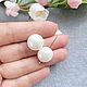 Жемчуг Shell pearl, имитация натурального, пара, 14 мм. Бусины. SilverBranch_Shop. Ярмарка Мастеров.  Фото №4