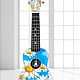 Укулеле(сопрано)"Ромашки"гавайская гитара. Укулеле (гавайская гитара). Guitar & Ukulele art Studio. Интернет-магазин Ярмарка Мастеров.  Фото №2