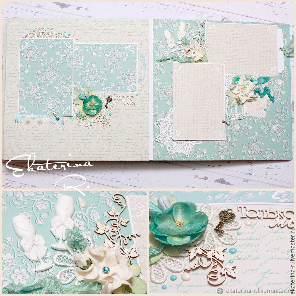 Большой свадебный альбом для фотографий – заказать на Ярмарке Мастеров ...