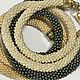 Жгут из жемчуга Swarovski (1 вариант - светло-золотой). Колье. Вкус Морошки. Интернет-магазин Ярмарка Мастеров.  Фото №2